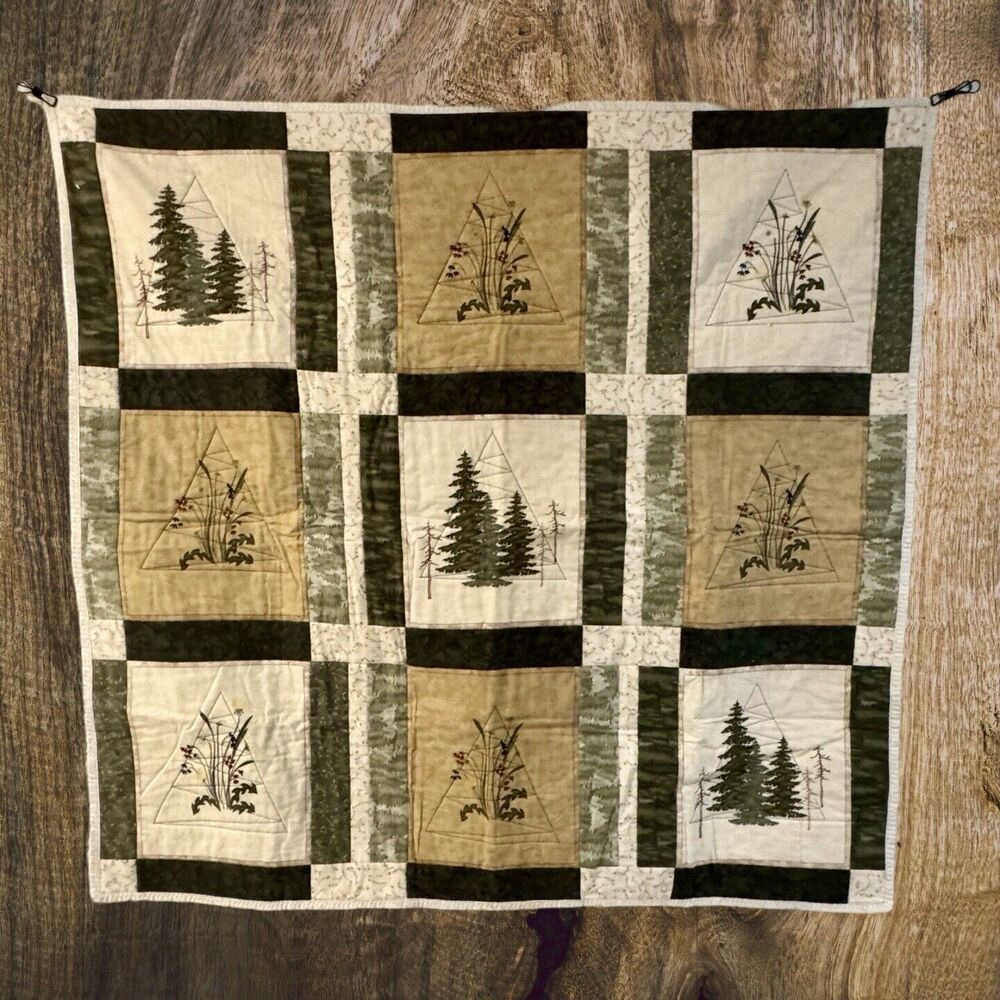 Vintage Shriners Vernon Shrine Club Quilt Throw Wall Hanging 42 x 40